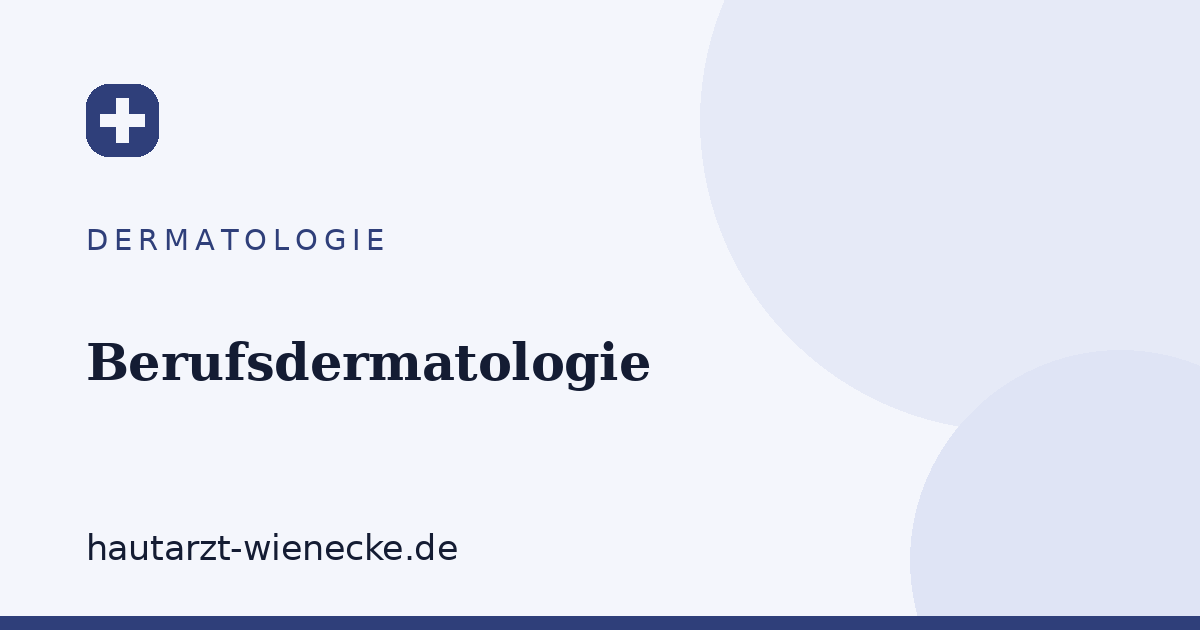 Berufsdermatologie