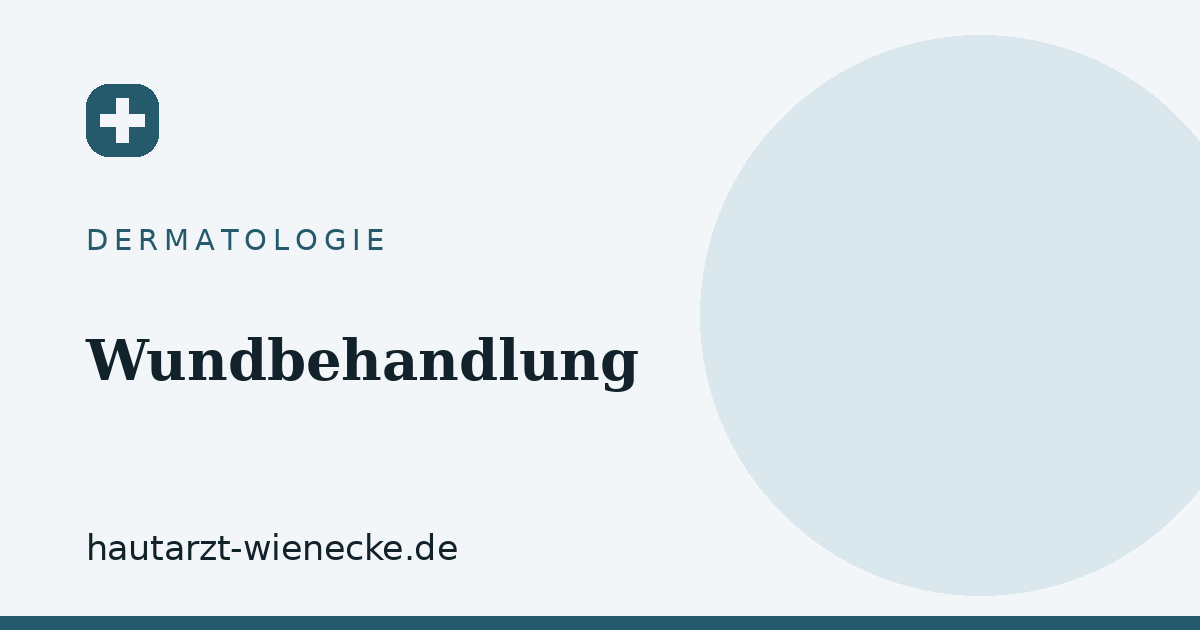 Wundbehandlung